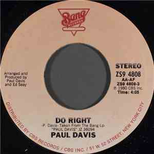 Paul Davis  - Do Right