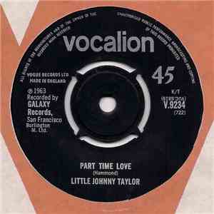 Little Johnny Taylor - Part Time Love / Somewhere Down The Line