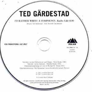 Ted Gärdestad - I'd Rather Write A Symphony