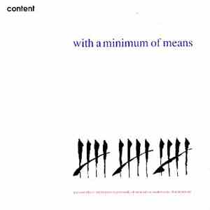 Alvin Lucier, Björn Nilsson, Zoltán Jeney - With A Minimum Of Means