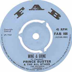 Prince Buster & Prince Buster's All Stars - Wine And Grine  The Scorcher