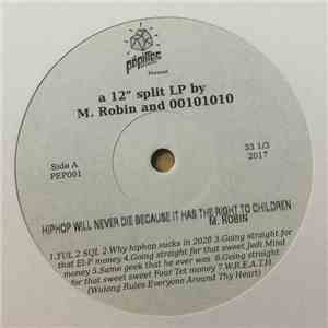 Maxime Robin, 00101010 - Hiphop will never die because it has the right to children / 00101010