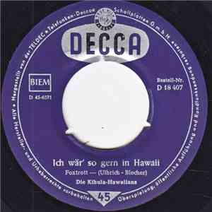 Kihula-Hawaiians - Ich Wär' So Gern In Hawaii / Manuela-Waltz