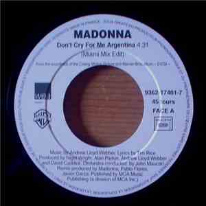 Madonna - Don't Cry For Me Argentina