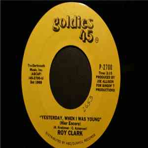 Roy Clark - Yesterday, When I Was Young / September Song