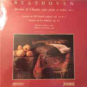 Beethoven, Franco Gulli, Enrica Cavallo - Musique De Chambre Pour Piano Et  ...