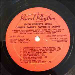 Edith Roberts - Edith Roberts Sings Carter Family Favorites