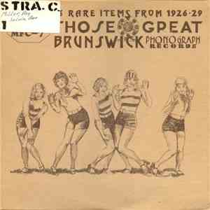 Various - Those Great Brunswick Phonograph Records