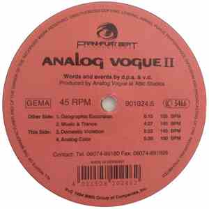 Analog Vogue II - Geographic Excursion