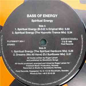 Bass Of Energy - Spiritual Energy