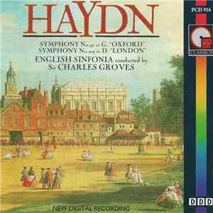 Haydn, English Sinfonia, Sir Charles Groves - Symphony No.92 In G, 