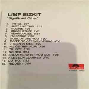 Limp Bizkit - Significant Other