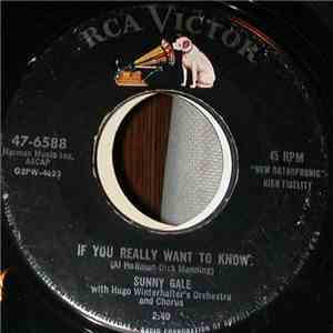 Sunny Gale With Hugo Winterhalter's Orchestra And Chorus - If You Really Wa ...