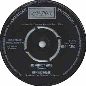 Bonnie Koloc - Burgundy Wine / We Are Ships