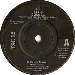 The Style Council - It Didn't Matter