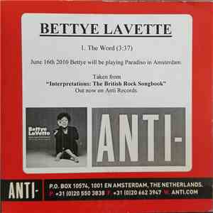 Bettye Lavette - The Word