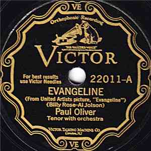 Paul Oliver  / Morton Downey - Evangeline / You're Just Another Memory
