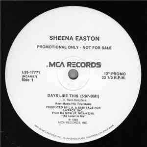 Sheena Easton - Days Like This