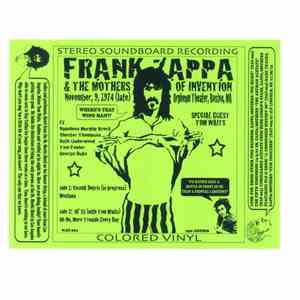 Frank Zappa & The Mothers Of Invention - Where's That Wino Man??