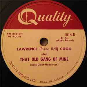 Lawrence (Piano Roll) Cook - Let A Smile Be Your Umbrella