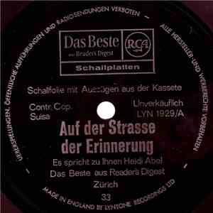 Various - Auf Der Strasse Der Erinnerung