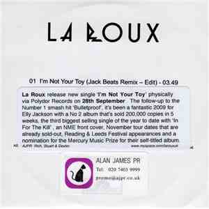 La Roux - I'm Not Your Toy