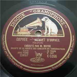 Marcel Moyse - Orphée - Menuet D'Orphée / Menuet Et Allegro De La 3è Sonate
