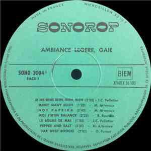 Unknown Artist - Ambiance Legere, Gaie