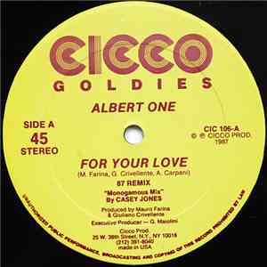 Albert One - For Your Love (87 Remix)