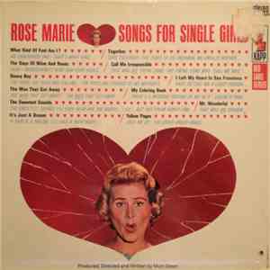 Rose Marie - Songs For Single Girls