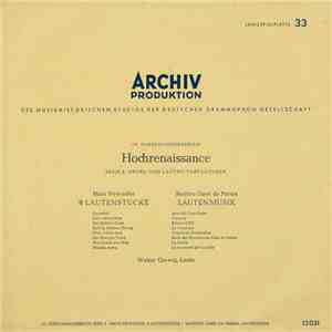 Santino Garsi Da Parma, Hans Newsidler - Hochrenaissance