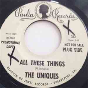The Uniques  - All These Things