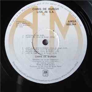 Chris de Burgh - Live In S.A.