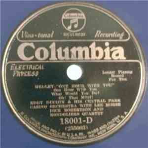 Eddy Duchin And His Central Park Casino Orchestra With Lee Morse, Dick Robe ...