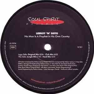 Leeroy 'N' Sisto - No Man Is A Prophet In His Own Country