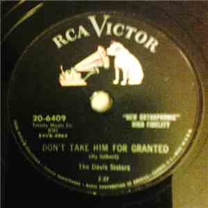 The Davis Sisters - Don't Take Him For Granted / Blues For Company