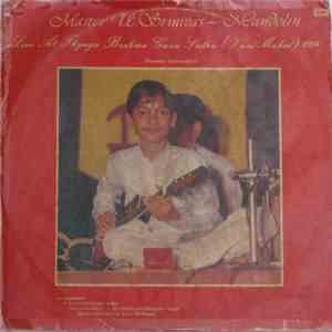 Master U. Srinivas - Live At The Thyaga Brahma Gana Sabha (Vani Mahal) 1984