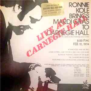 Ronnie Kole - Brings Mardi Gras To Carnegie Hall