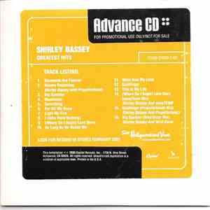 Shirley Bassey - Greatest Hits