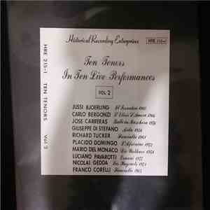 Various - Ten Tenors In Ten Live Performances