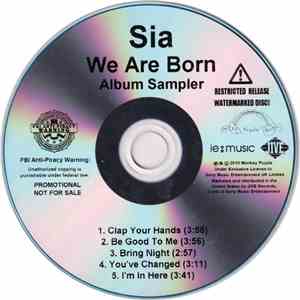 Sia - We Are Born (Album Sampler)