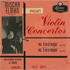 Mischa Elman - Violin Concertos Nos. 4 & 5
