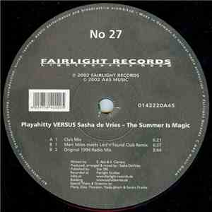 Playahitty Versus Sasha De Vries - The Summer Is Magic