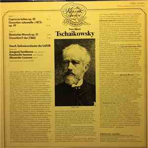 Tschaikowsky, Staatliches Sinfonieorchester Der UdSSR - Capriccio Italien - Ouvertüre solennelle 