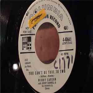 Mindy Carson - You Can't Be True To Two / My Sweet Watusi