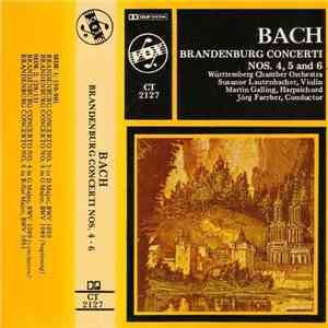 Bach, Württemberg Chamber Orchestra, Susanne Lautenbacher, Martin Galling,  ...