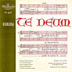 Lully - Ensemble Vocal De Paris, Pierre Capdevielle - Te Deum
