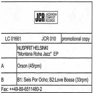 Nuspirit Helsinki - Montana Roha Jazz EP