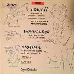 Cowell, Hovhaness & Pinkham - Piano Music / Prelude For Violin And Harpsich ...