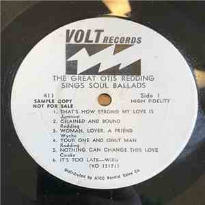 Otis Redding - The Great Otis Redding Sings Soul Ballads